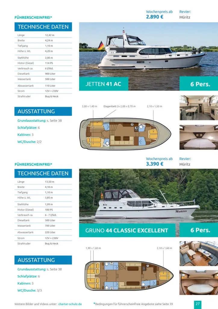 Hausboot mieten Katalog Preise 2022 Seite 27
