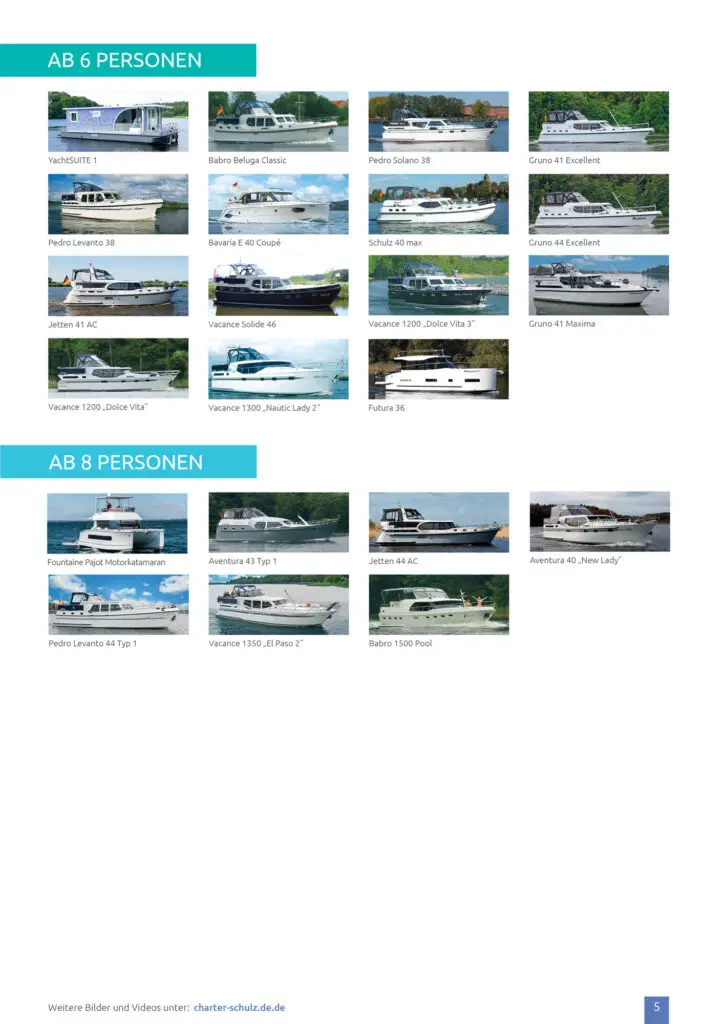 Hausboot mieten Katalog Preise 2022 Seite 5